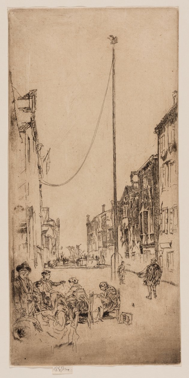Den venetianske mast af James Abbott McNeill Whistler