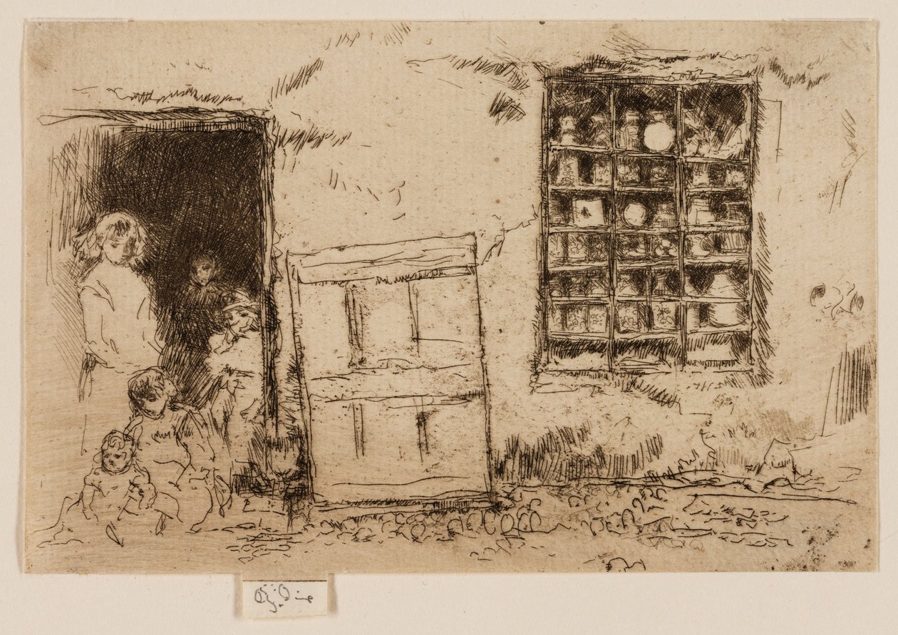 Landsbyens sødebutik af James Abbott McNeill Whistler