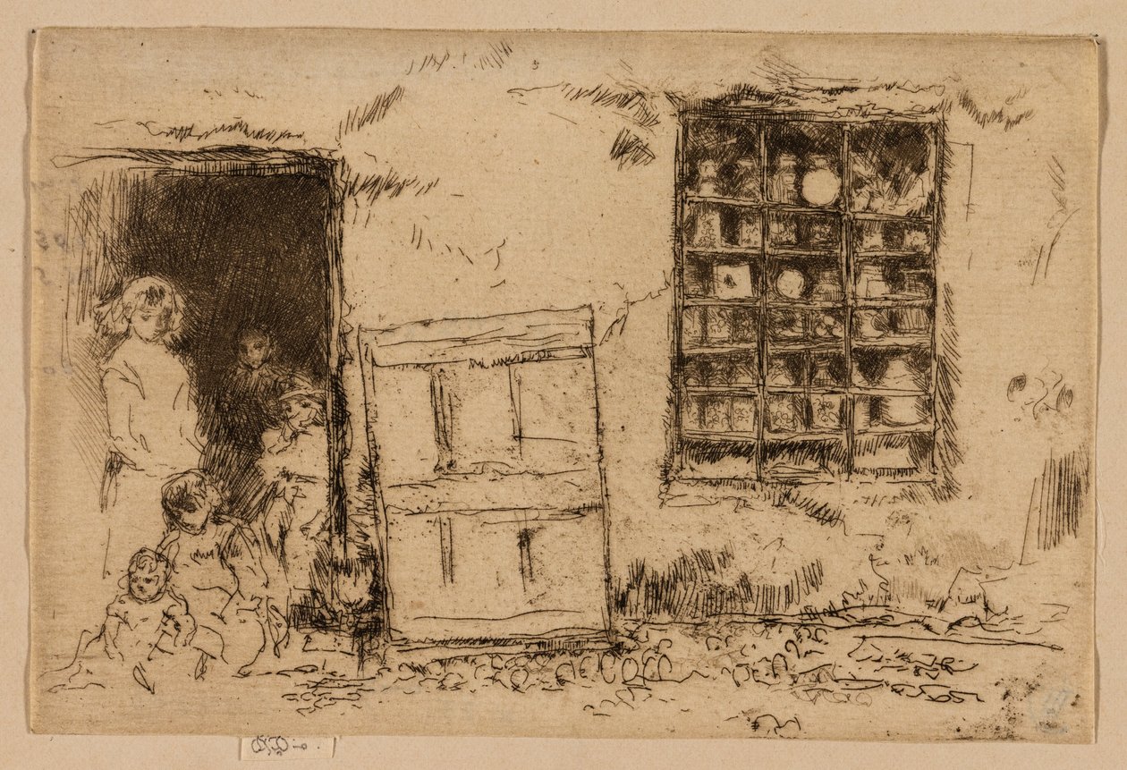 Landsbyens sødebutik af James Abbott McNeill Whistler