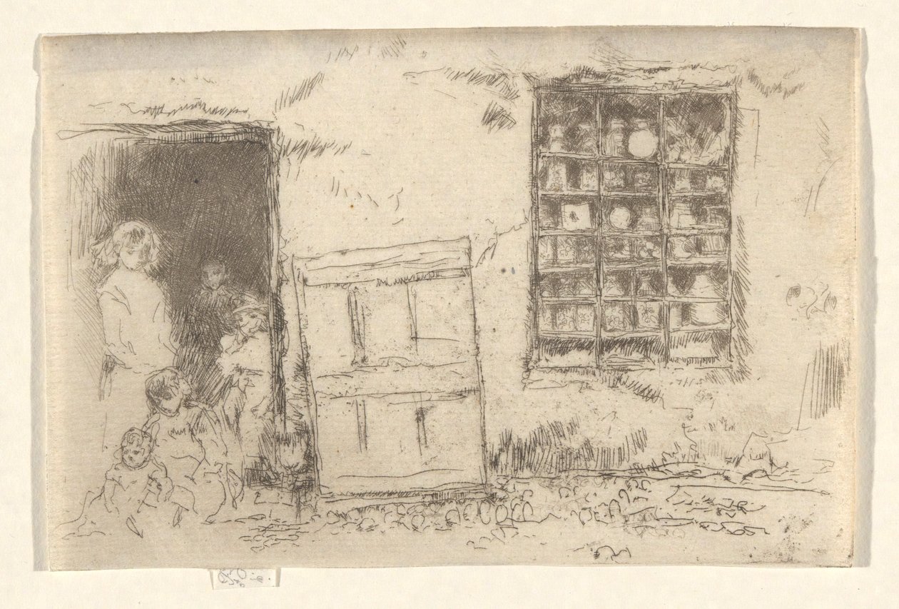 Landsbyens sødebutik af James Abbott McNeill Whistler