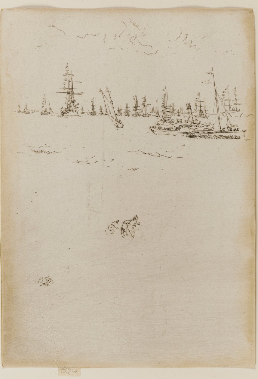 Besøgsbåden af James Abbott McNeill Whistler
