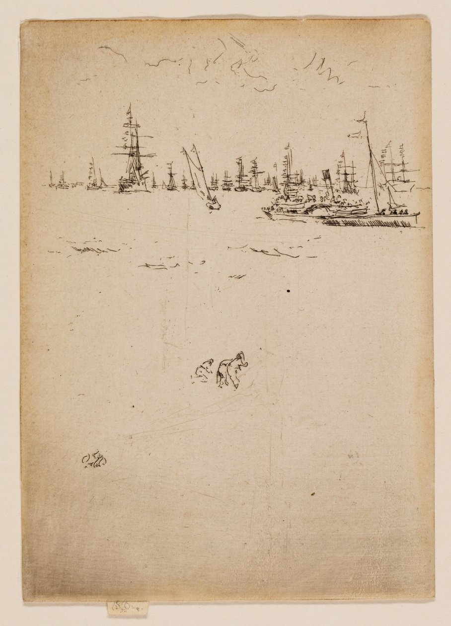 De besøgendes båd af James McNeill Whistler