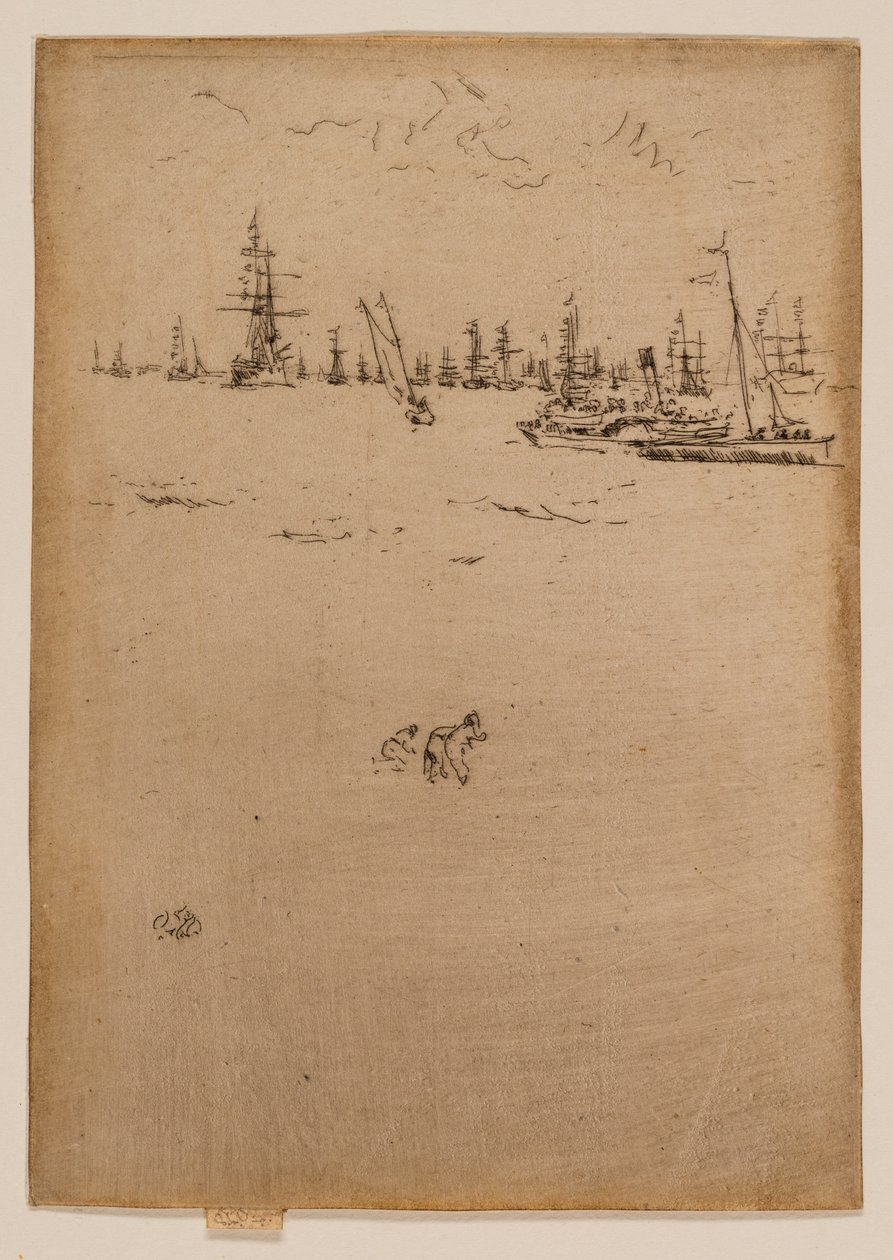 De besøgendes båd af James McNeill Whistler