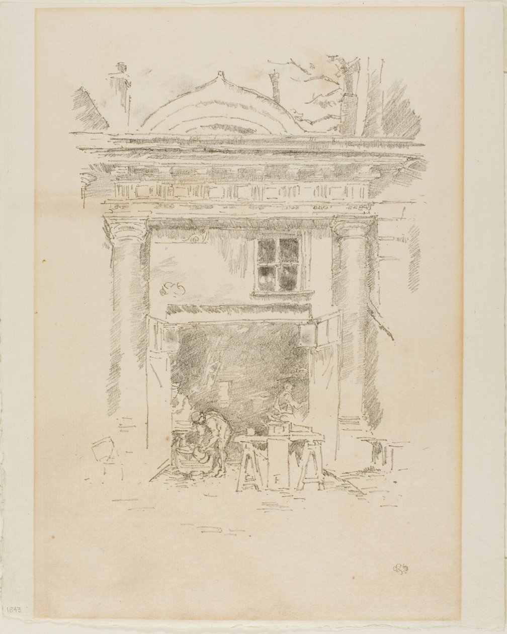 Hvidsmedene, Impasse des Carmélites af James Abbott McNeill Whistler