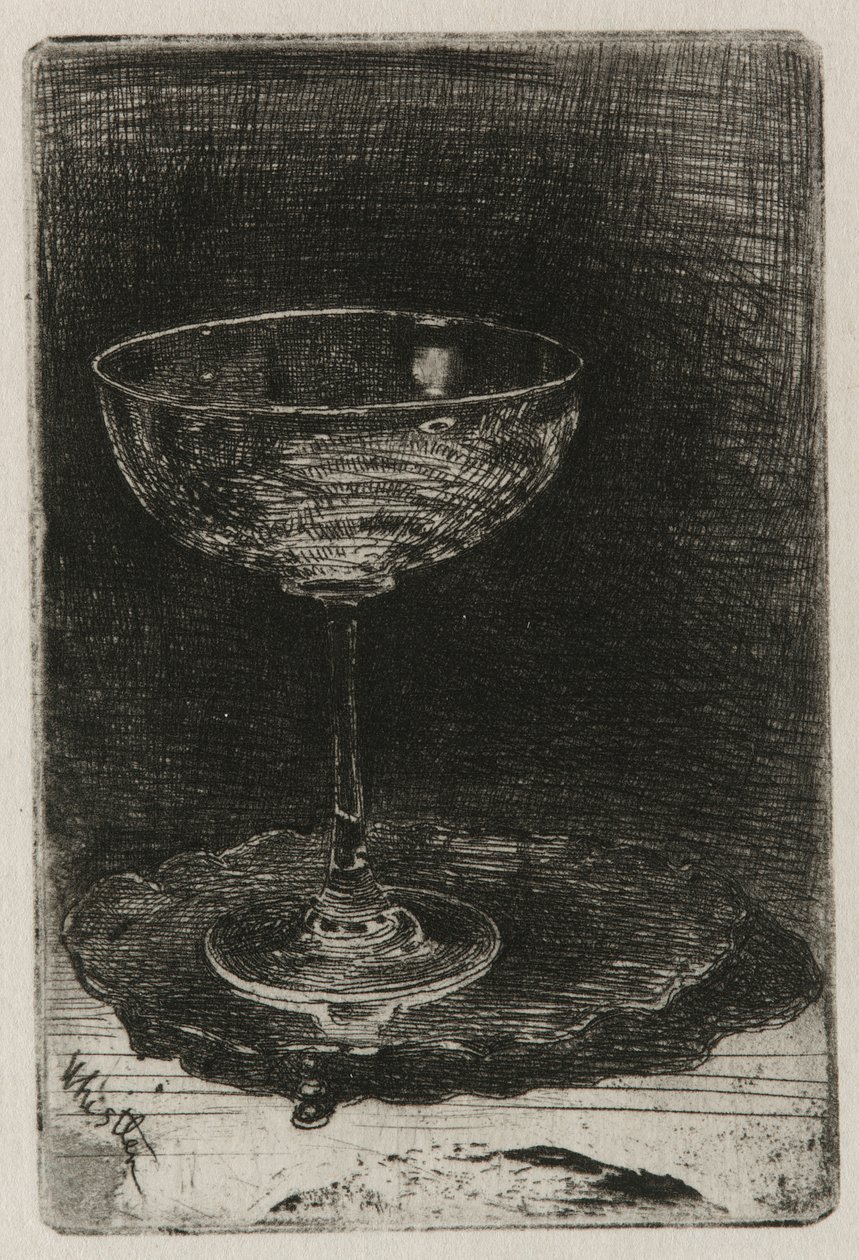 Vinglasset af James Abbott McNeill Whistler