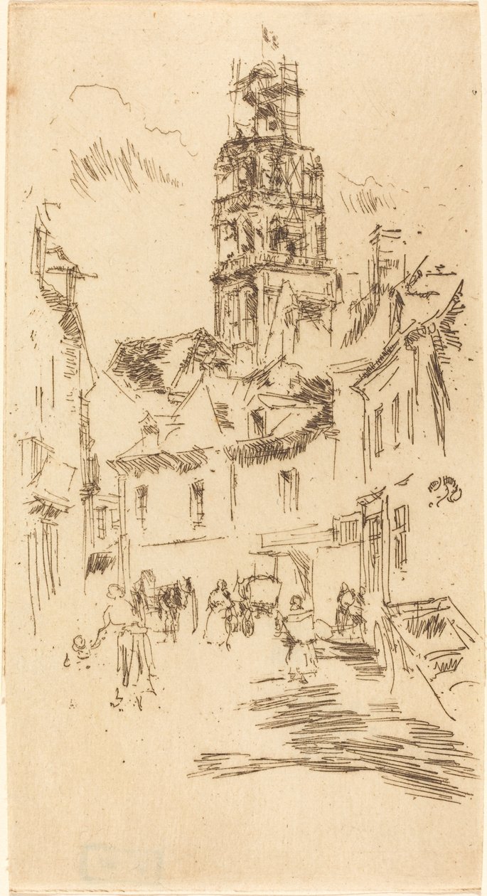 Rundvisning St. Antoine, Loches af James Abbott McNeill Whistler