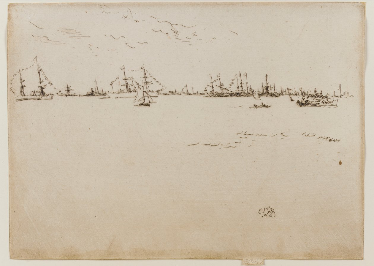 Troppeskibe af James Abbott McNeill Whistler