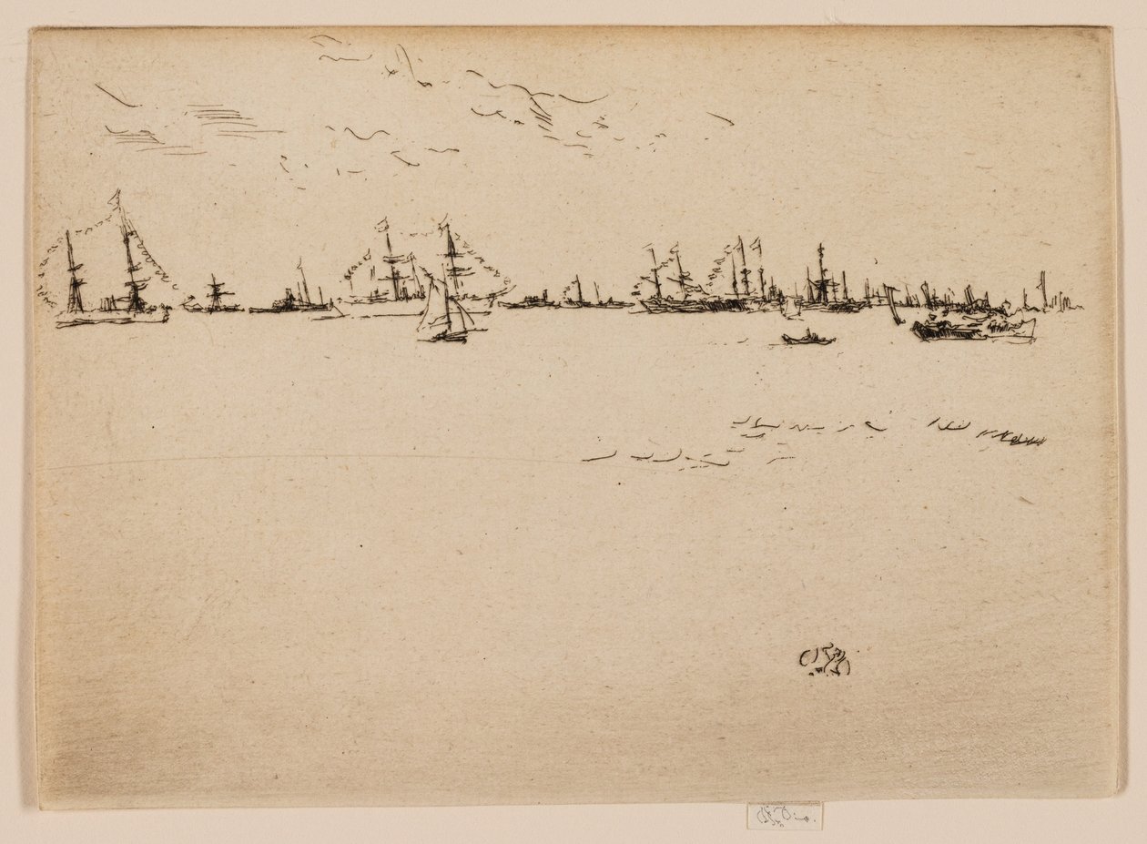 Troppetransportskibe af James McNeill Whistler