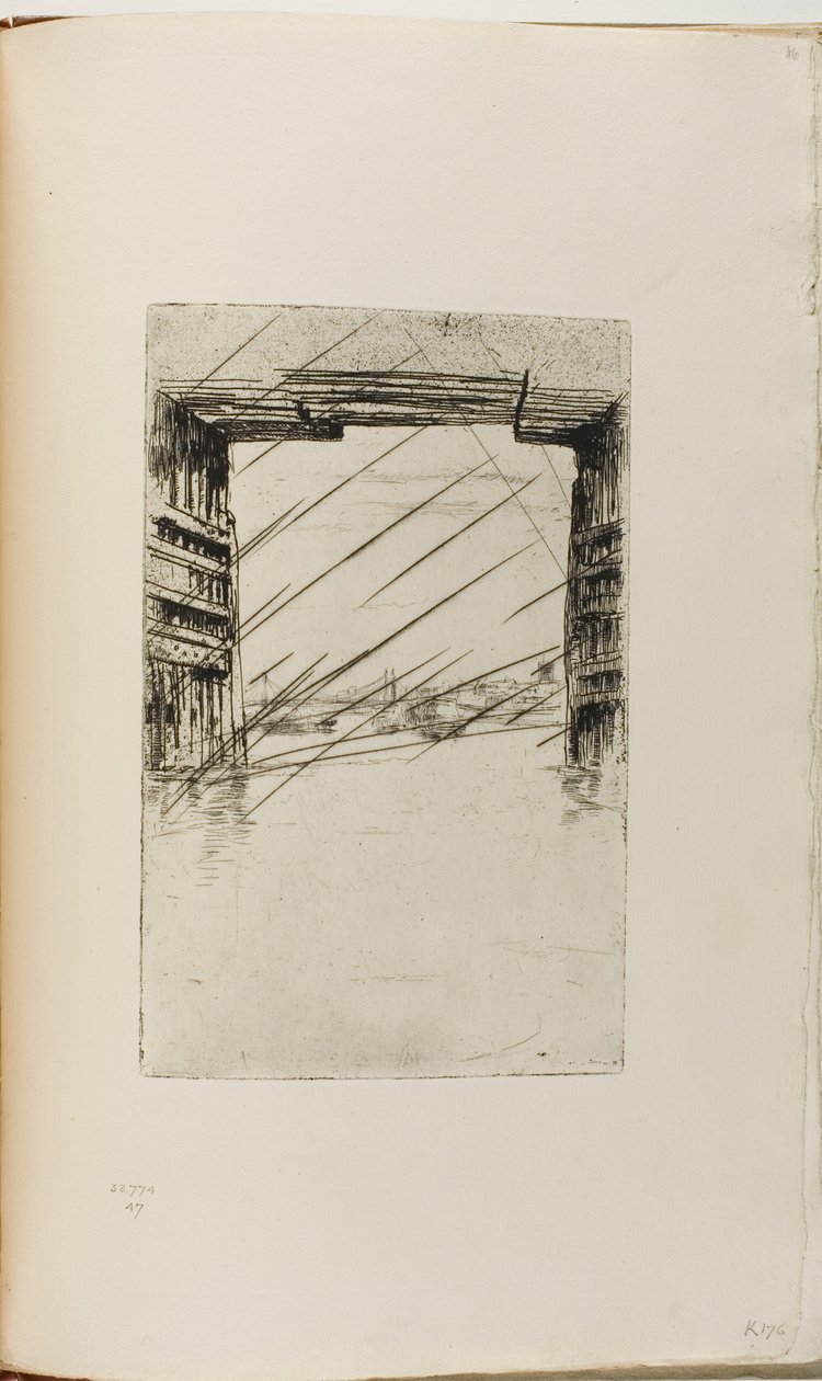 Under Old Battersea Bridge af James Abbott McNeill Whistler