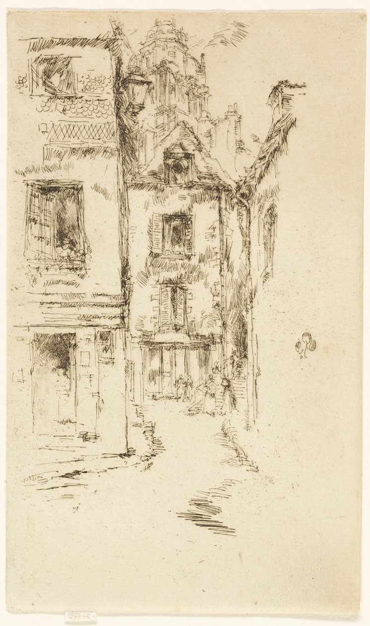 Under katedralen, Blois af James Abbott McNeill Whistler