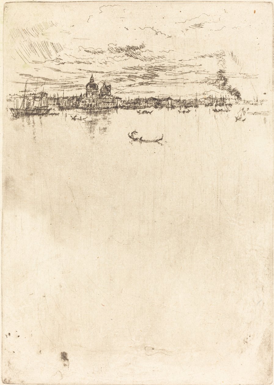 Opretstående Venedig af James Abbott McNeill Whistler