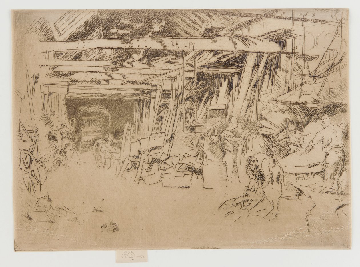 Wheelwright af James Abbott McNeill Whistler