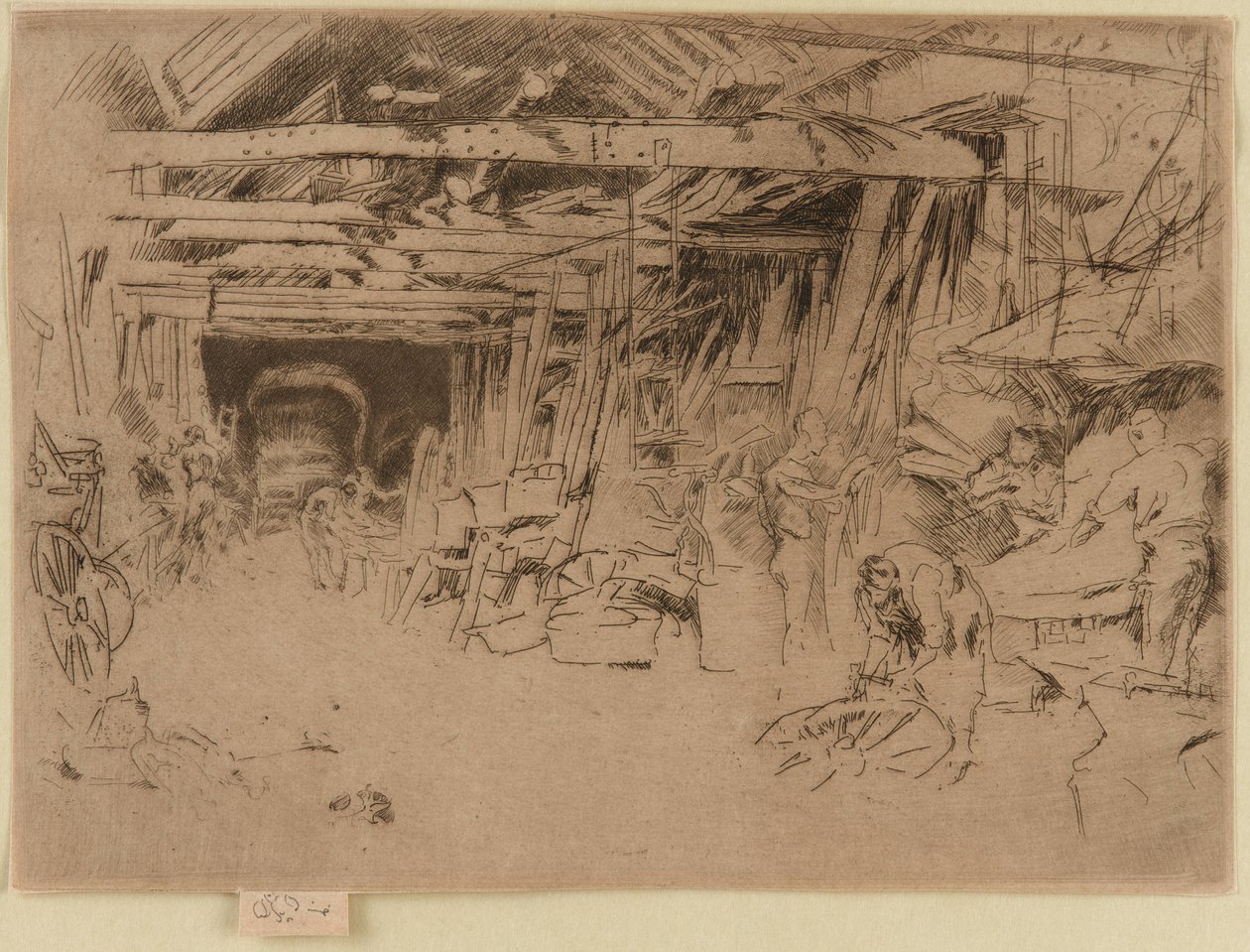 Wheelwright af James Abbott McNeill Whistler