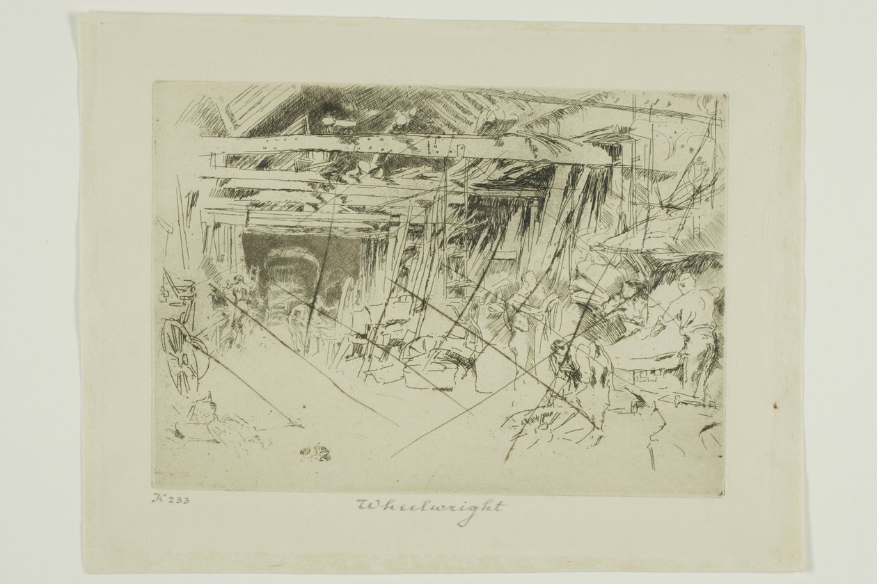 Wheelwright af James Abbott McNeill Whistler