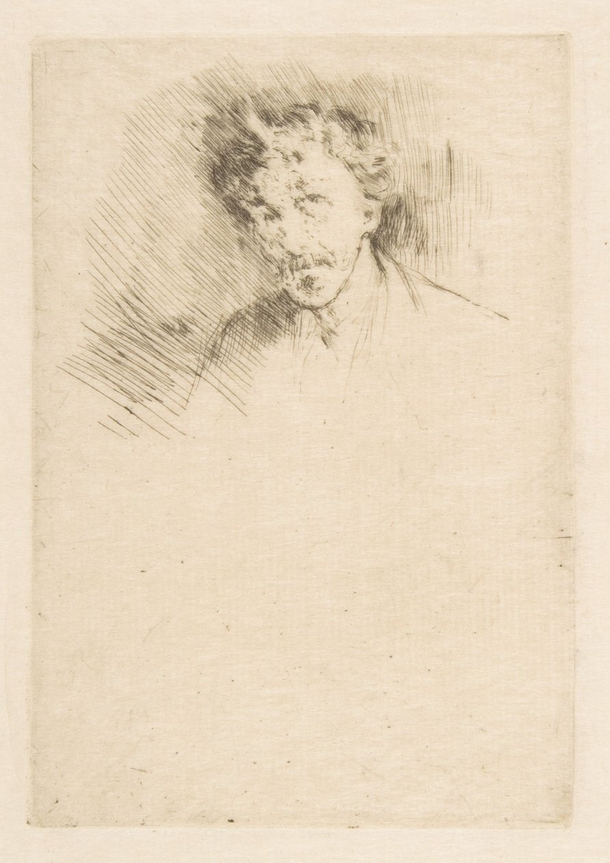 Whistler med den hvide hårlok af James McNeill Whistler
