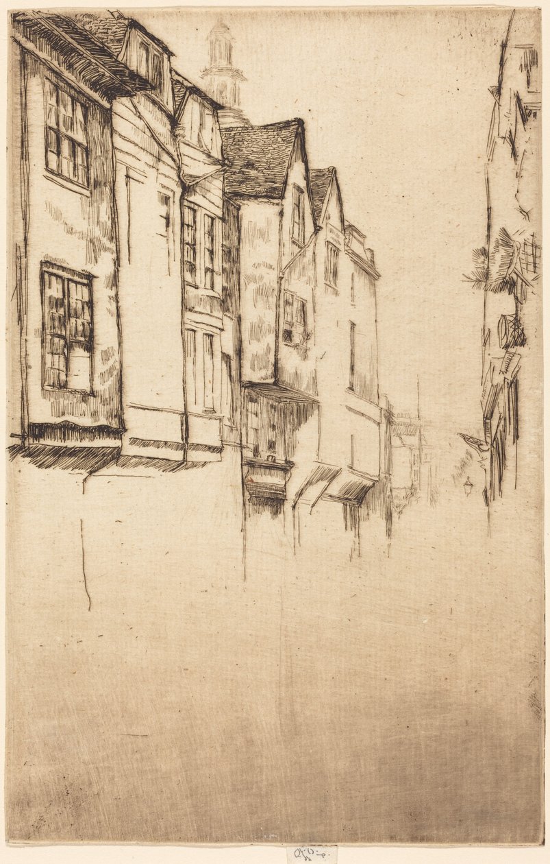 Wych Street af James McNeill Whistler