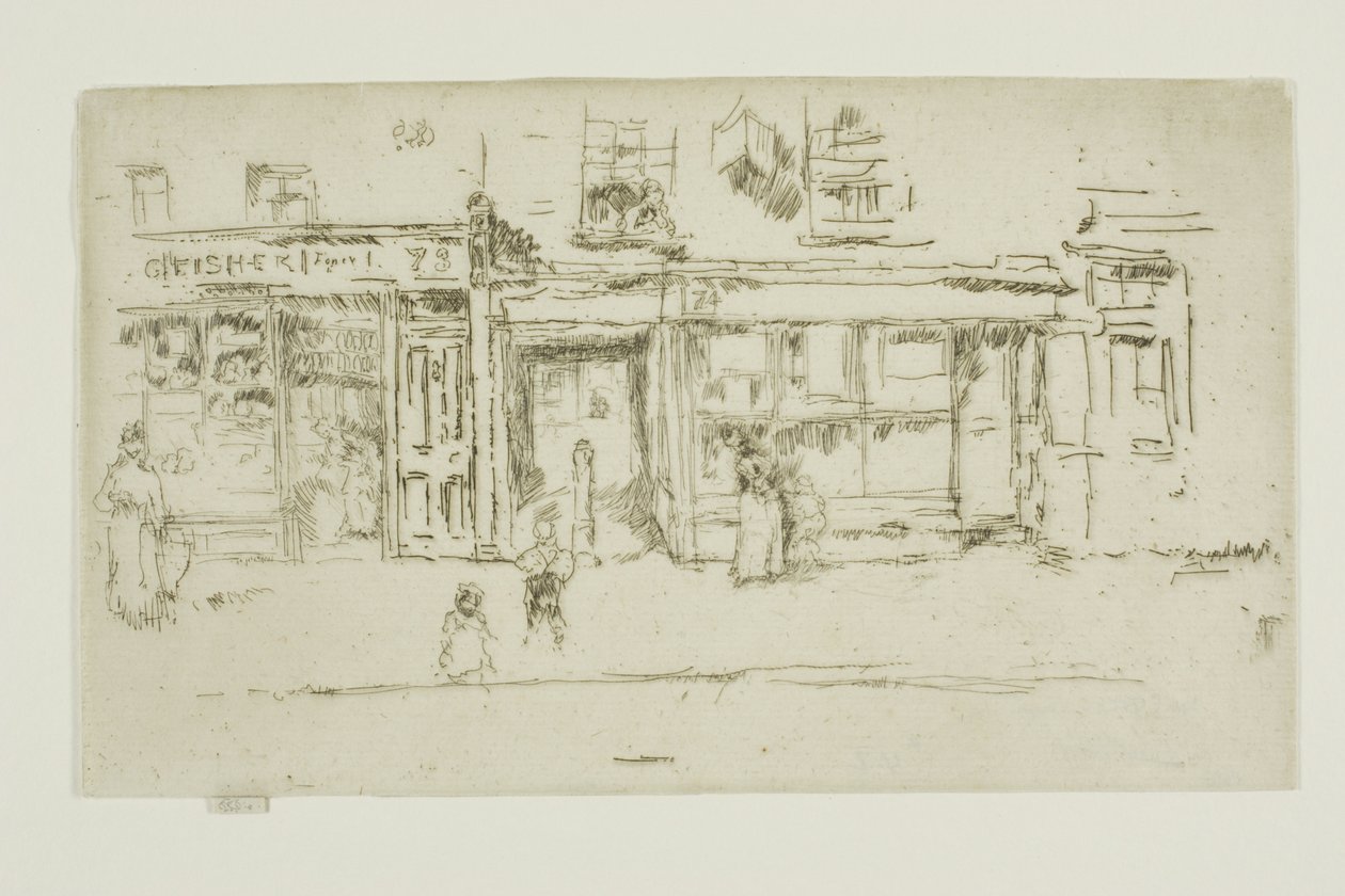 York Street, Westminster af James Abbott McNeill Whistler