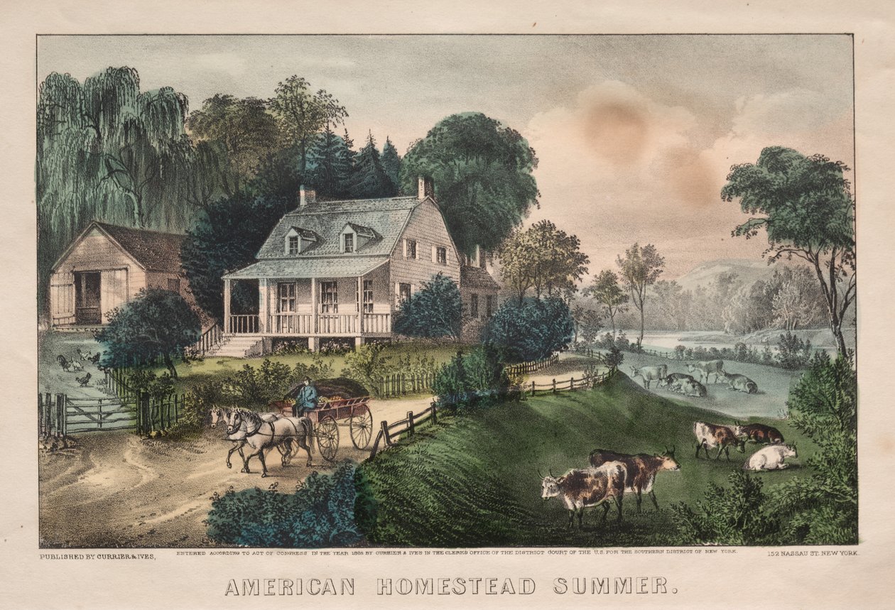 American Homestead, sommer af James Merritt Ives