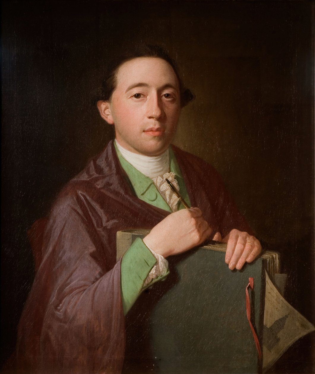 Portræt af William Westley, 1750-1800. af James Millar