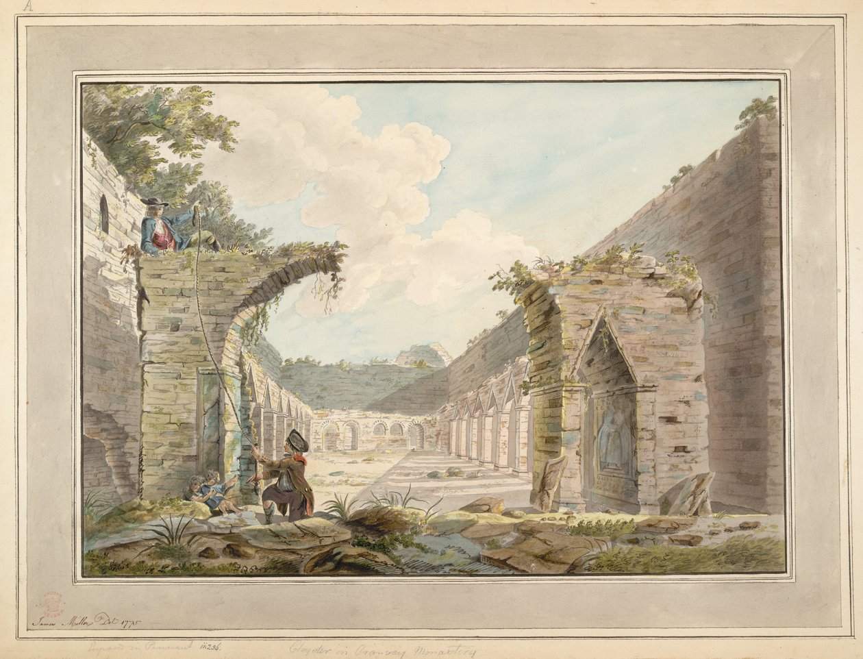 Cloyster i Oronsay Kloster af James Miller