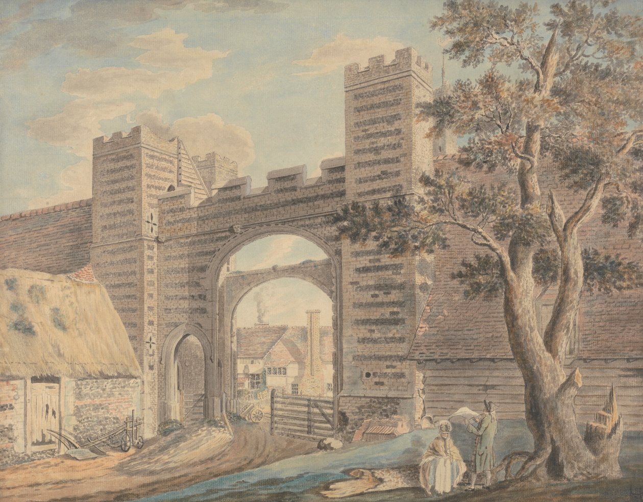 Mælkebøttefarm, nær Margate af James Miller