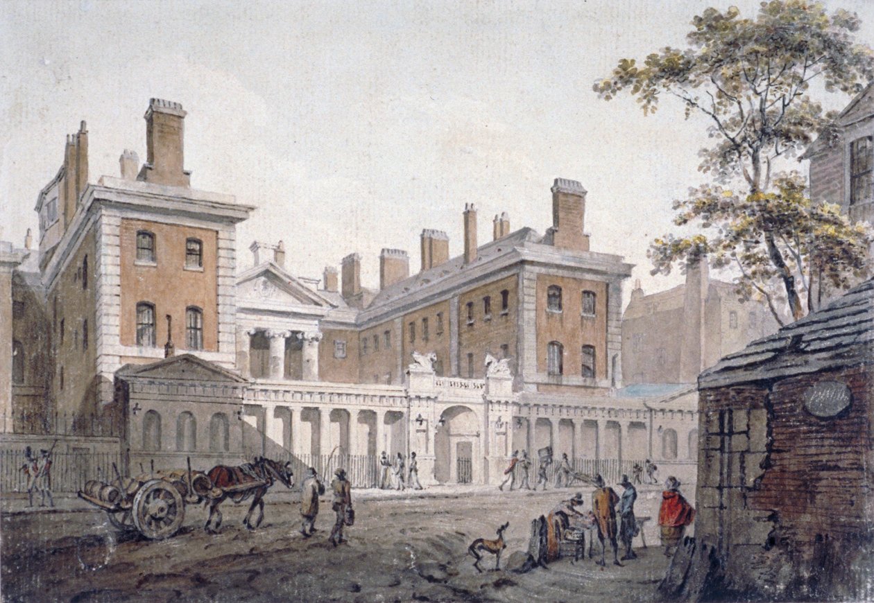 Admiralitetet, Whitehall, London, 1796 af James Miller