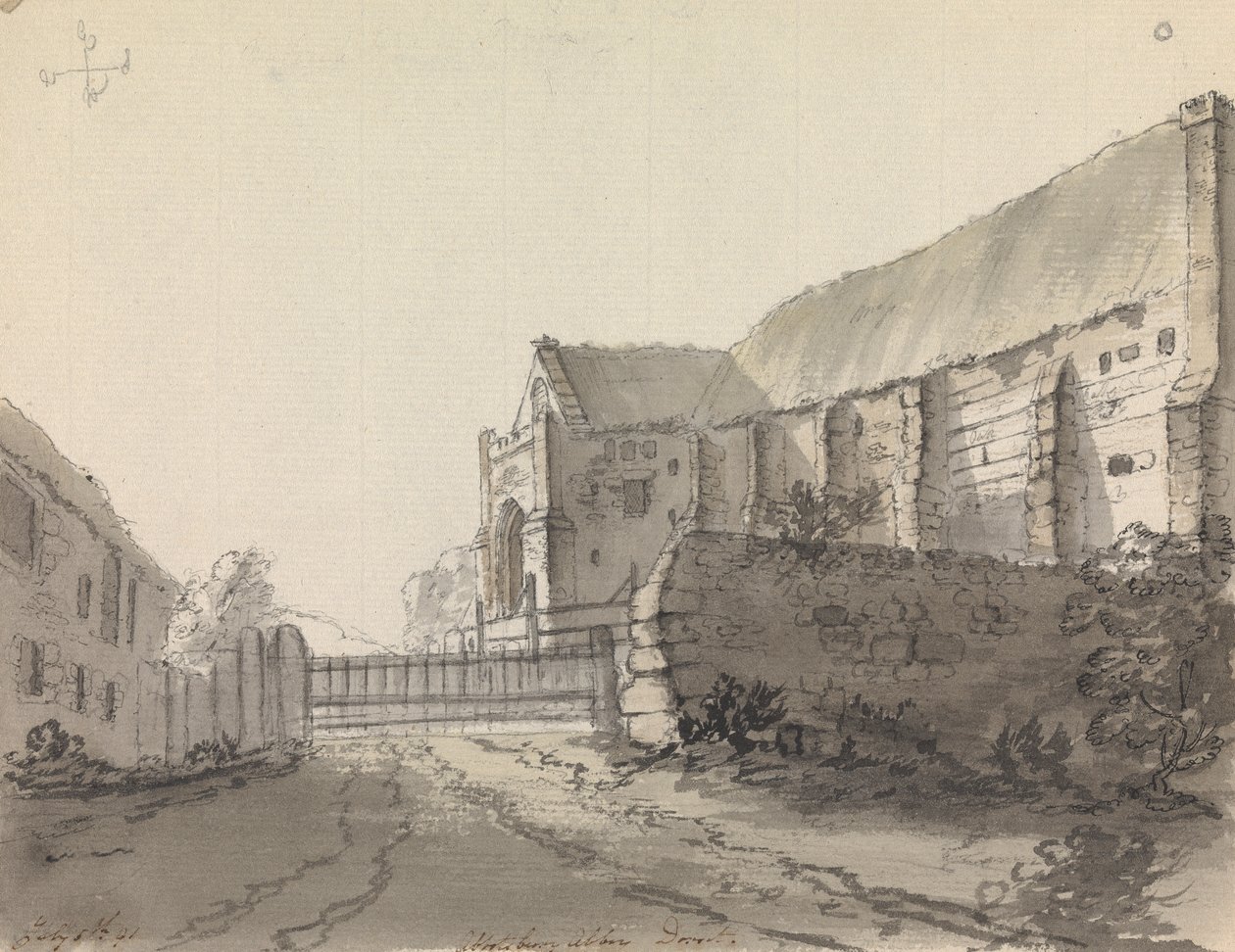 Abbotsbury Abbey, Dorset, England af James Moore