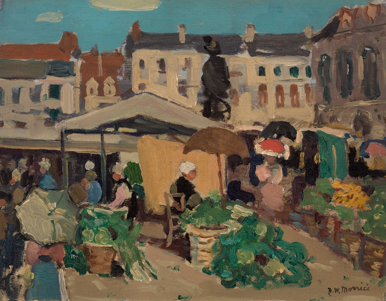 Markedsscenen af James Morrice