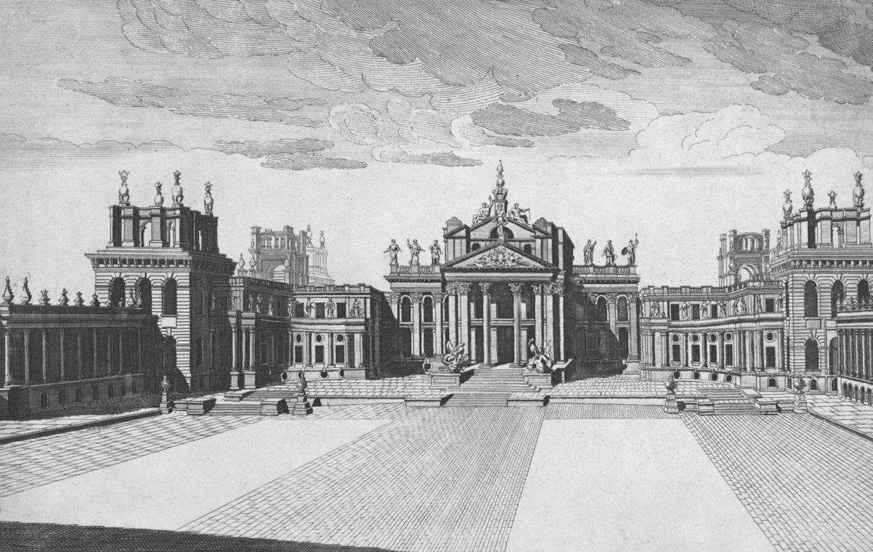 Blenheim Palace, Woodstock, Oxfordshire, midten af det 18. århundrede af James Mynde