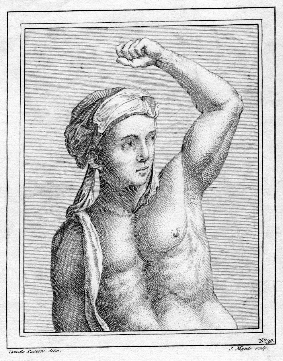 Ukendt portræt, 1700-tallet af James Mynde