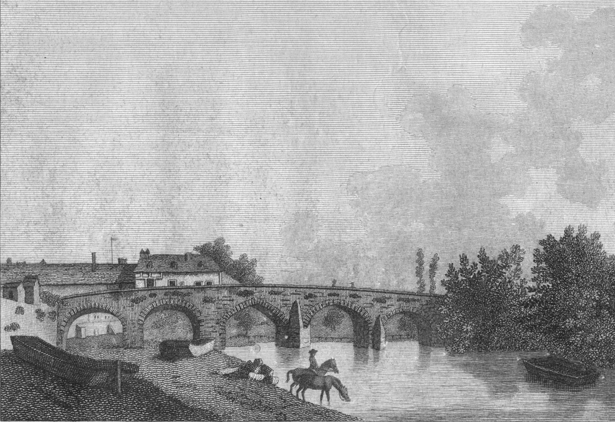 Maidstone Bridge, Kent. Pl. 2, 1787 af James Newton