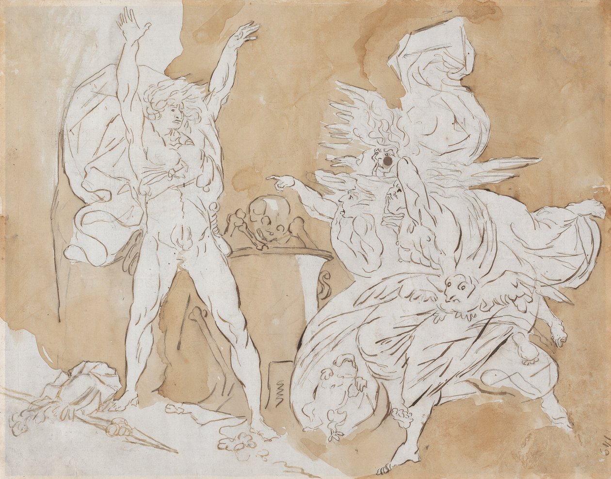 Macbeth og heksene af James Northcote