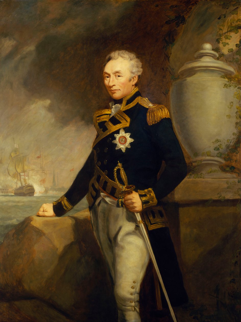 Kontreadmiral Sir Thomas Graves (1680-1755) af James Northcote