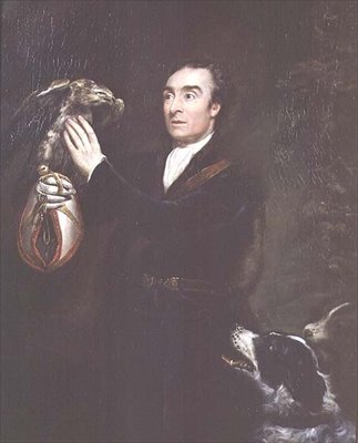 Falconer, et portræt af kunstnerens bror Samuel Northcote af James Northcote