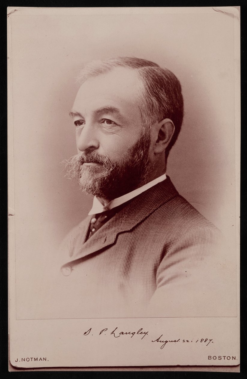 Portræt af Samuel Pierpont Langley 1834-1906, 22. august 1887. af James Notman