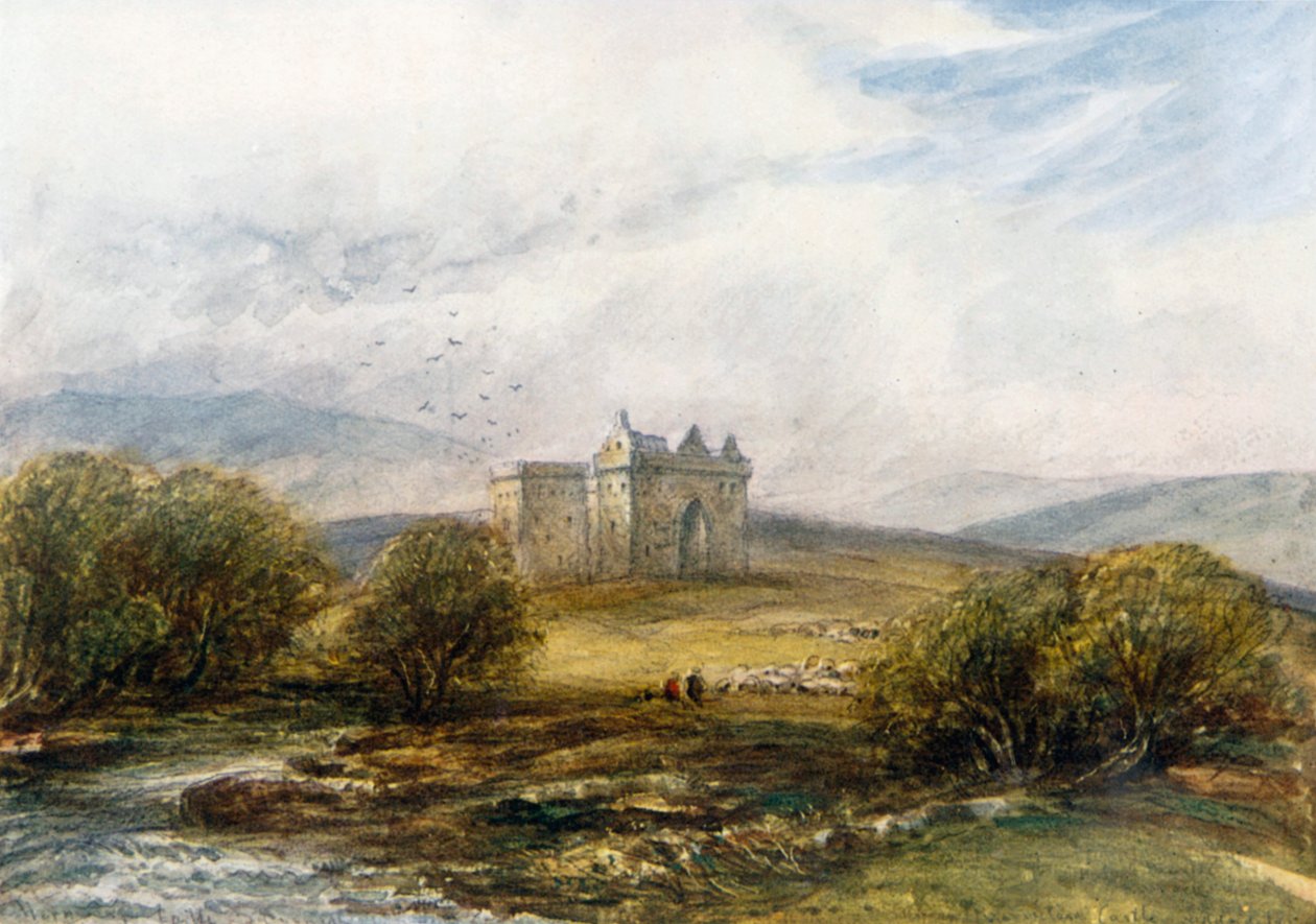 "Eremitageslottet" (farvelitografi) af James Orrock