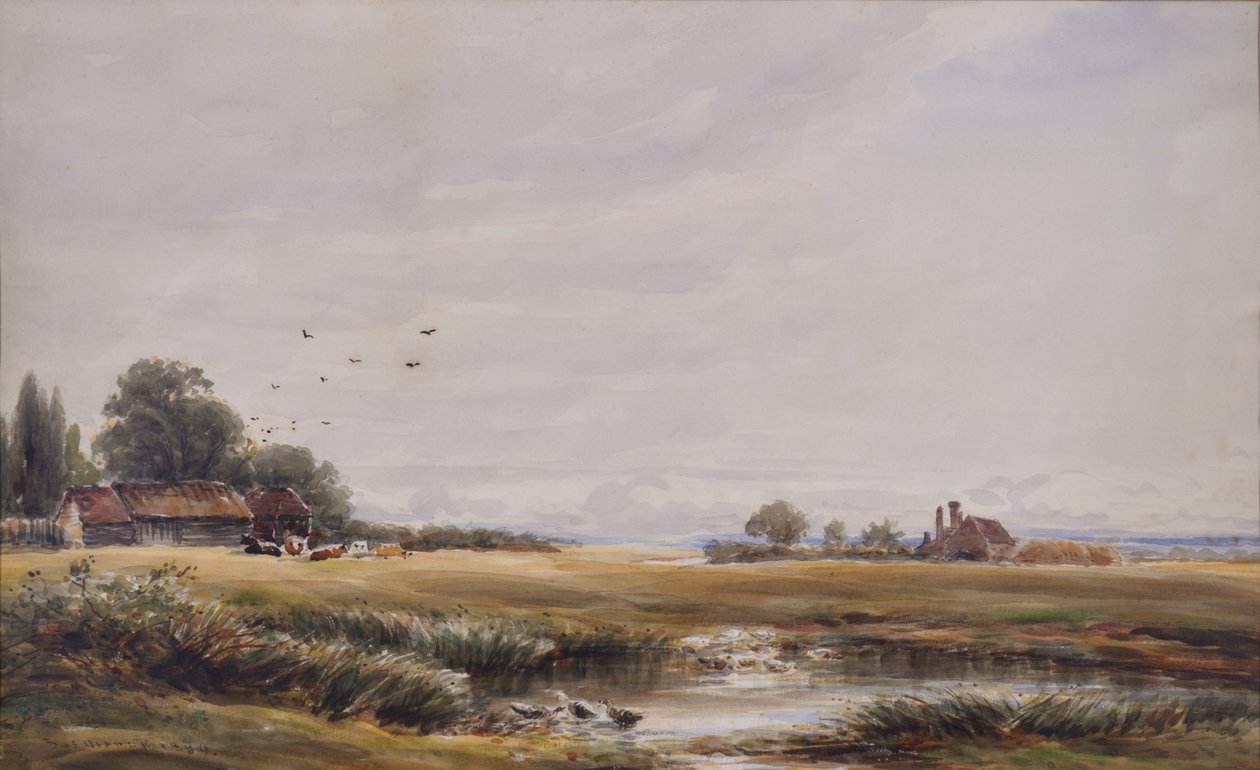 Landsbydammen af James Orrock