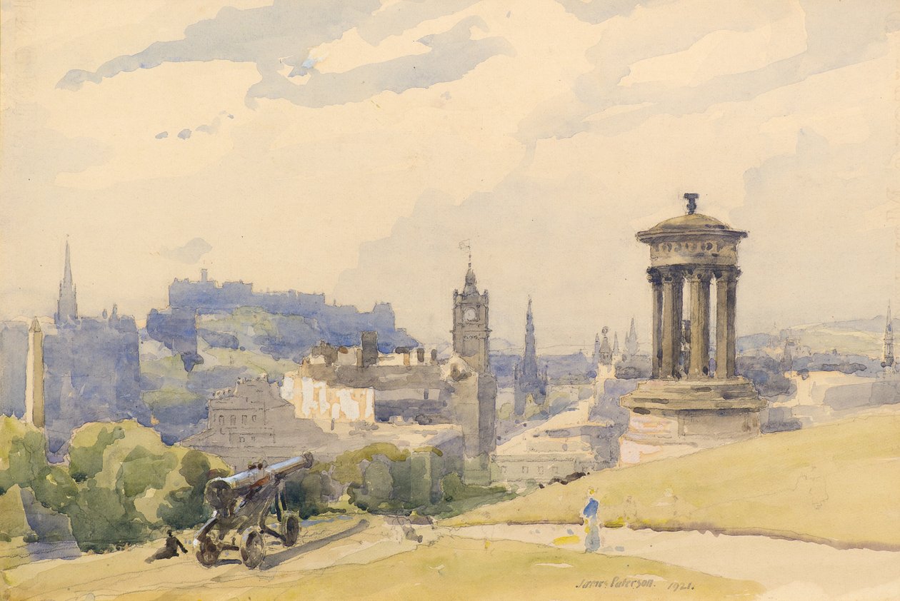 Edinburgh fra Calton Hill af James Paterson