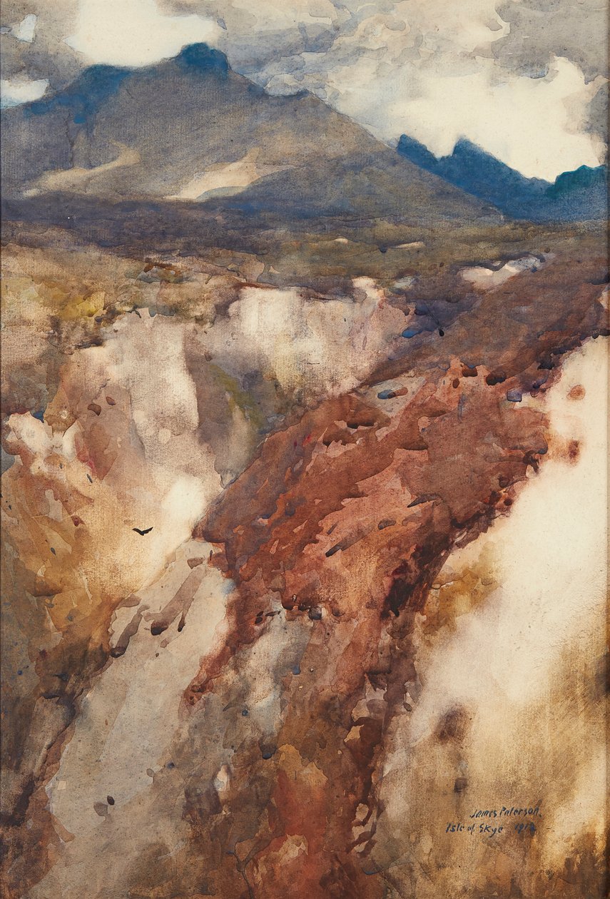 Isle of Skye (akvarel) af James Paterson