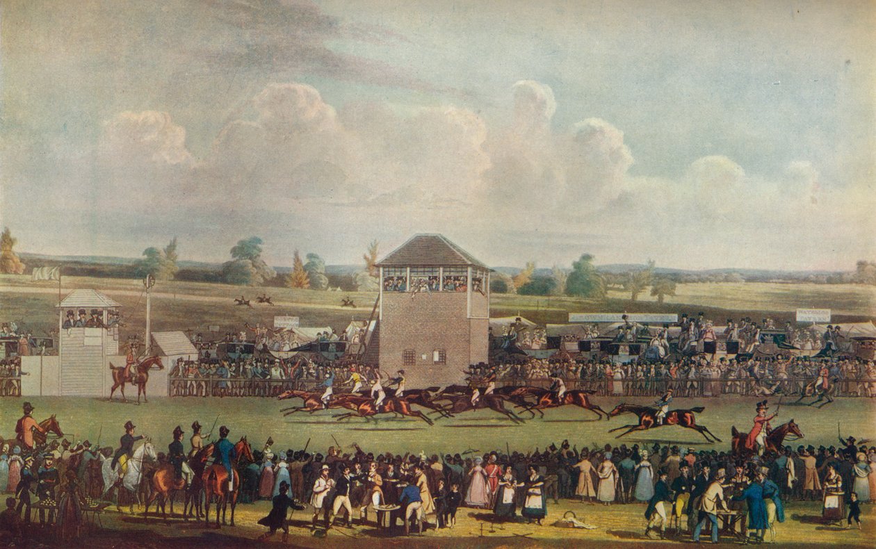 Ascot Heath Races, 1800-tallet af James Pollard