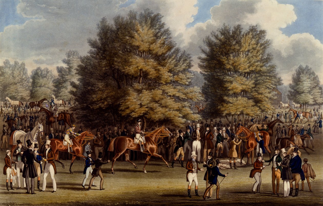 Sadling in the Warren, tryk udført af Charles Hunt, 1836 (akvatint) af James Pollard