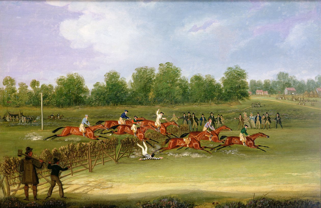 St Albans Tally-Ho Stakes, 22. maj 1834 (olie på lærred) af James Pollard