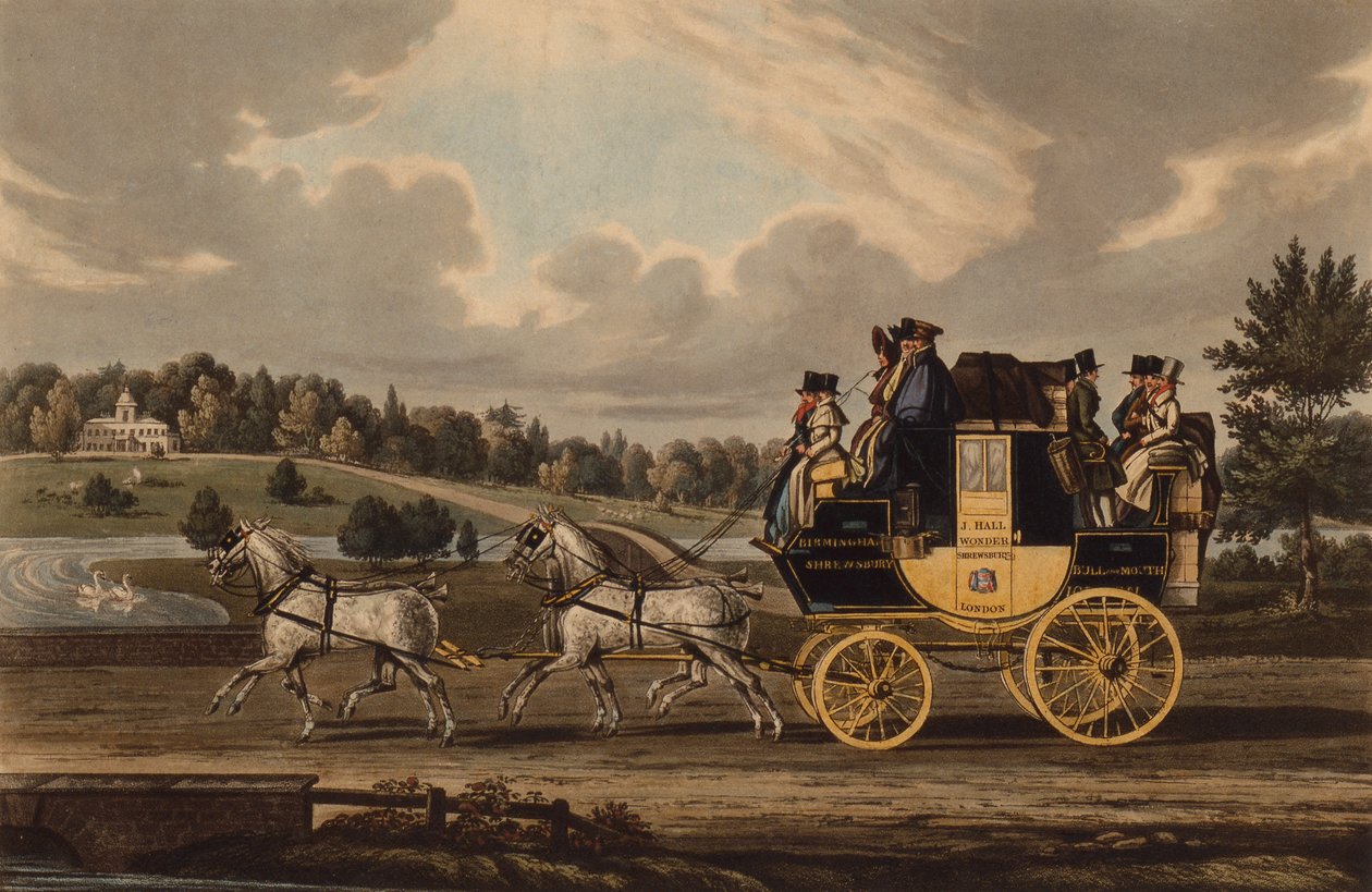 Birmingham Wonder Stage Coach af James Pollard