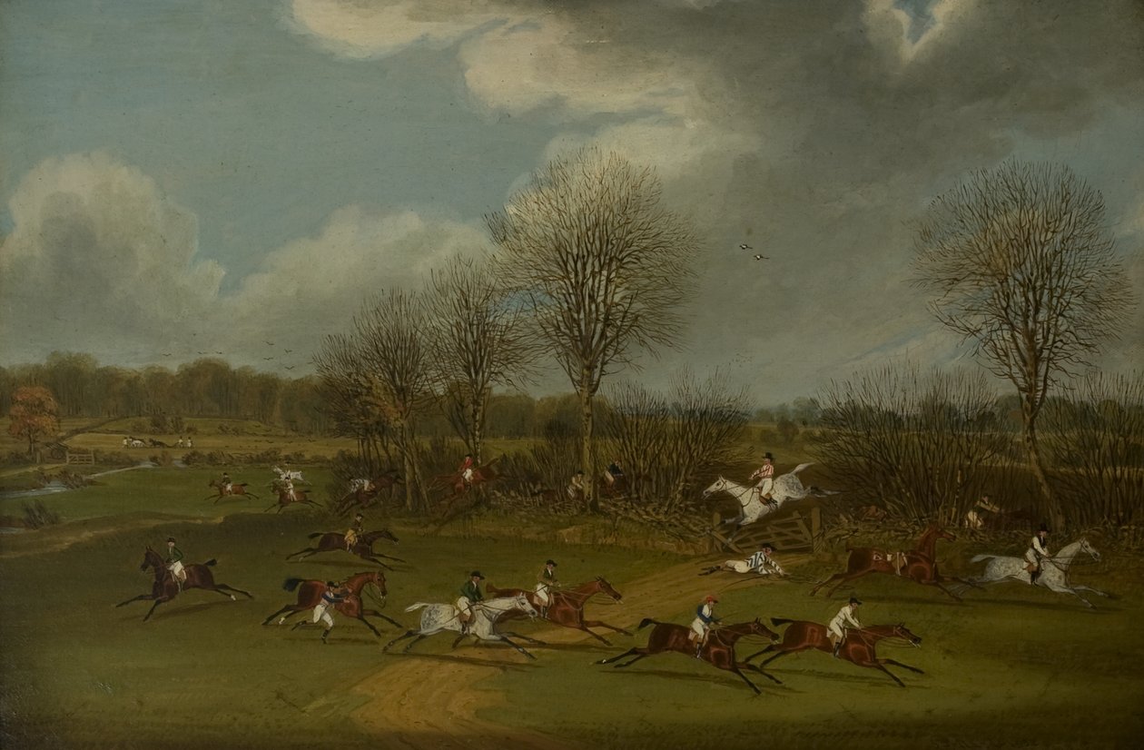 St Albans Grand Steeplechase den 8. marts 1832, 1832-33 af James Pollard