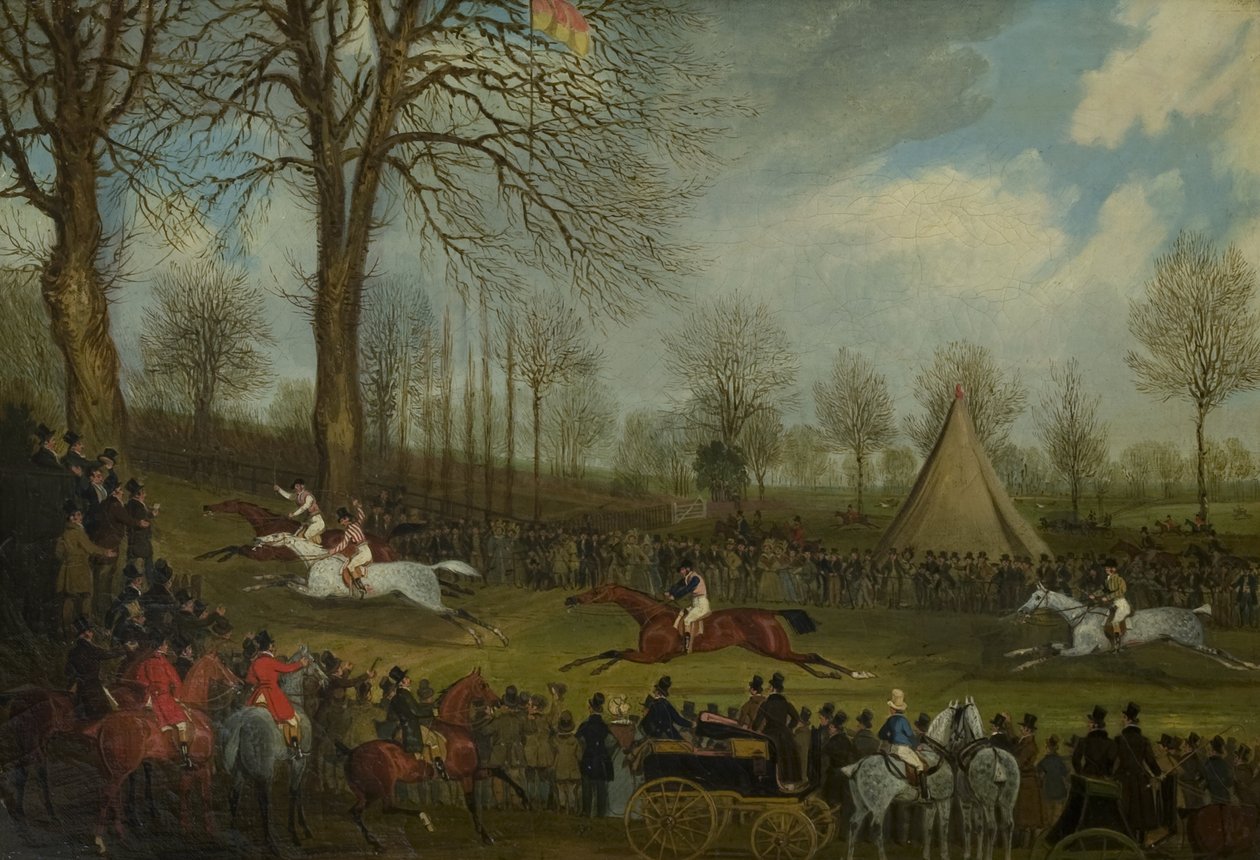 St Albans Grand Steeplechase den 8. marts 1832, 1832-33 af James Pollard