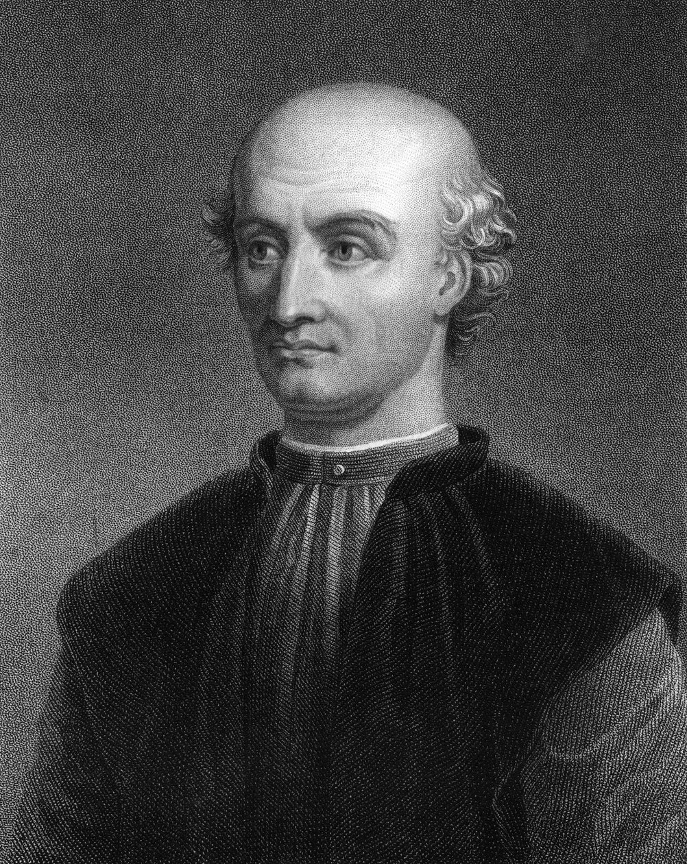 Donato Bramante, italiensk renæssancearkitekt, 1836. af James Posselwhite