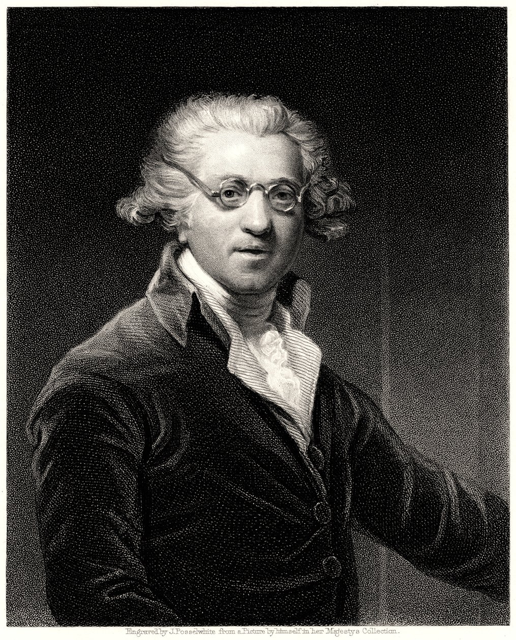Sir Joshua Reynolds, 1800-tallet af James Posselwhite