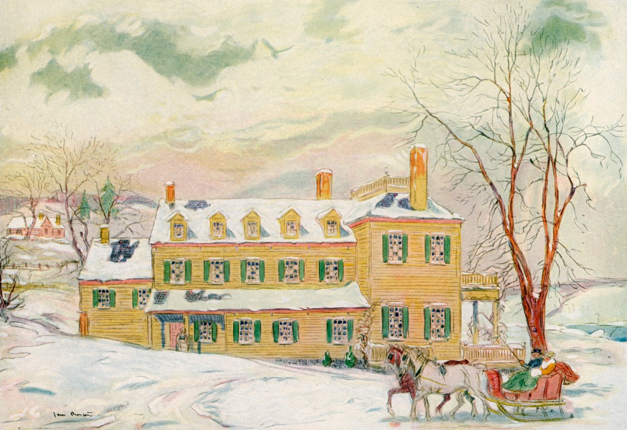 The Kendall House, Virginia, USA, c1700-tallet 1921. af James Preston
