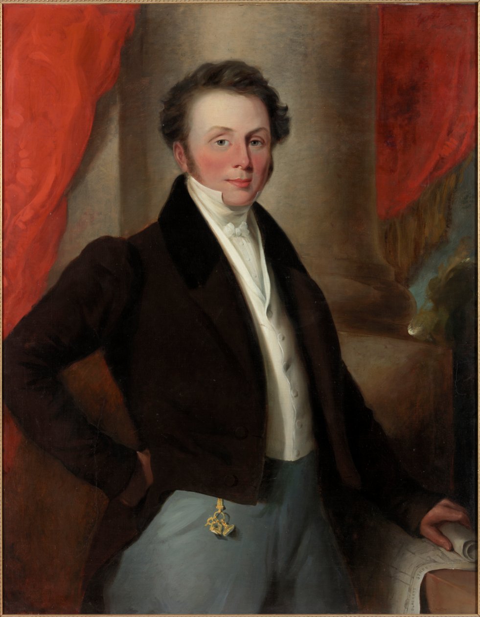 Portræt af Richard Grainger, ca. 1827 af James Ramsay