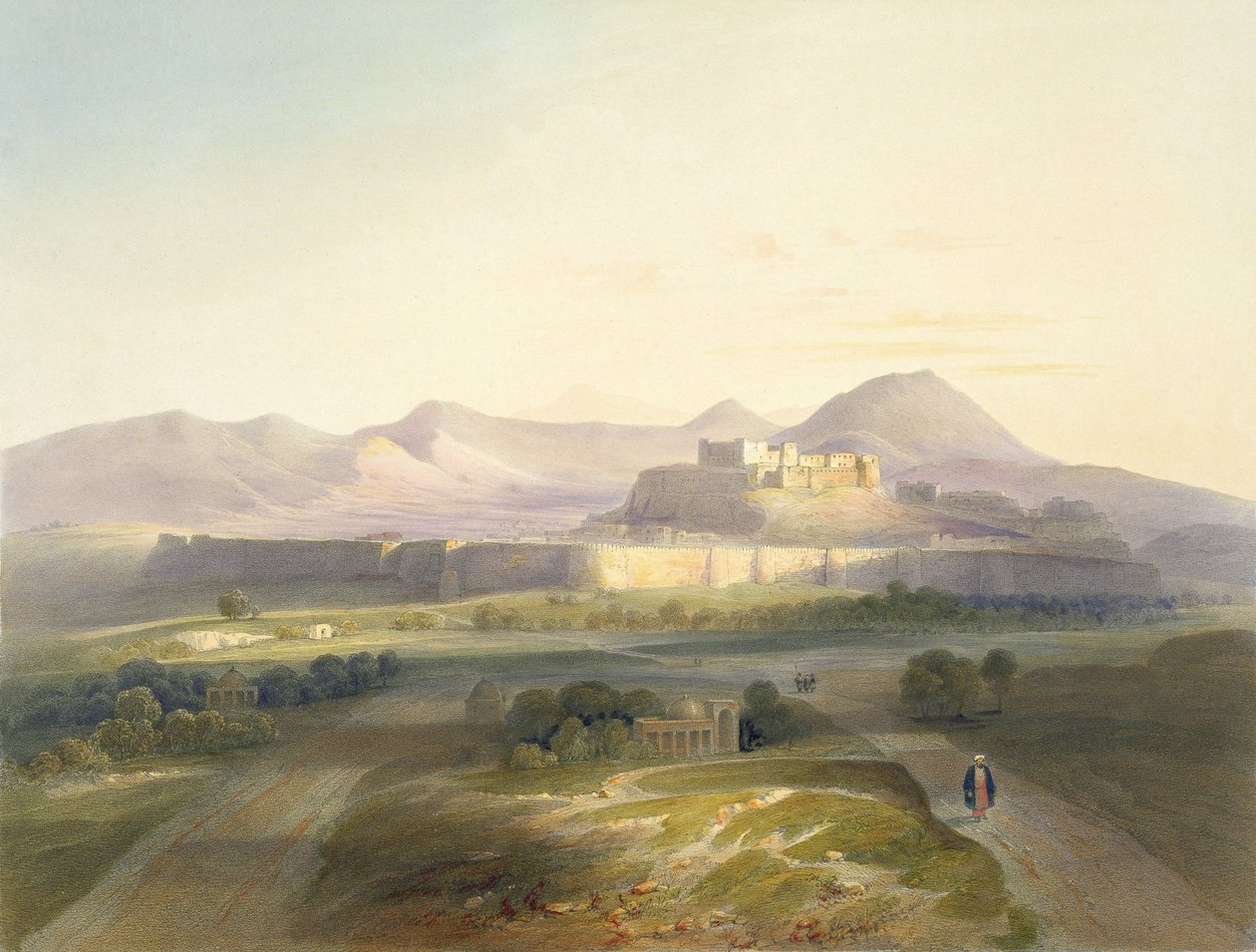 By og citadel i Ghuznee, plade 18 fra 